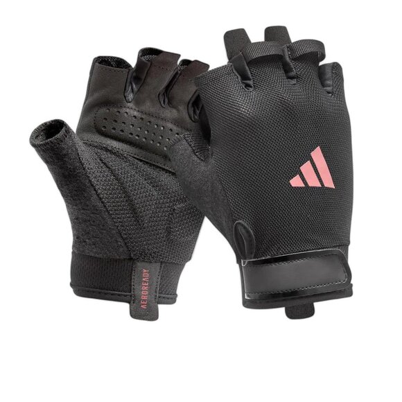 Adidas Half Finger Weightlifting Gloves Size L Gym Training AEROREADY NEW - Picture 8 of 15
